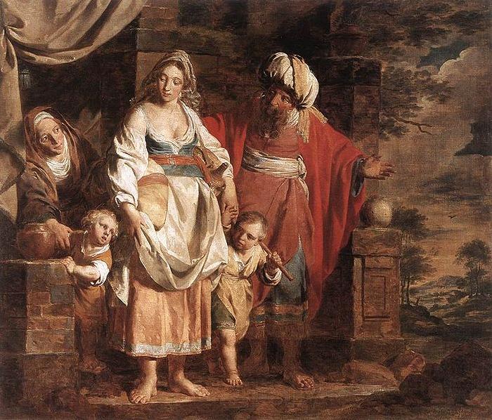 VERHAGHEN, Pieter Jozef Hagar and Ishmael Banished by Abraham